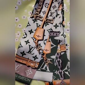 100% Silk Bag Twilly, Hairtie, Mickey Mouse, Nonbranded